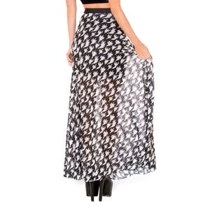 L BlackMilk Free Spirit Sheer Maxi Skirt Halloween